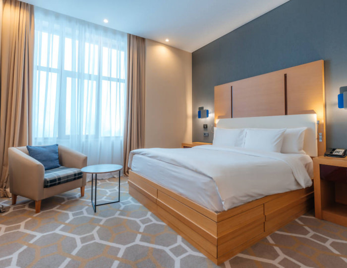 Супериор Кинг с боковым видом на горы - Отель Novotel Resort and Spa Krasnaya Polyana / Новотель Резорт и Спа Красная Поляна